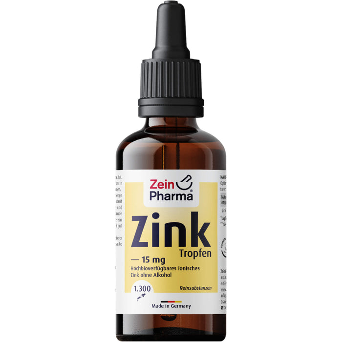 ZeinPharma Zink Tropfen 15 mg, 50 ml Lösung