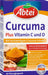 Abtei Curcuma Plus Vitamin C und D Kapseln, 30 St. Kapseln