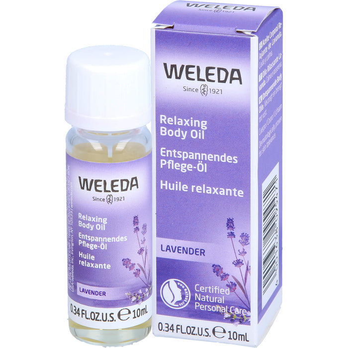 WELEDA Lavendel entspannendes Pflege-Öl, 10 ml Öl