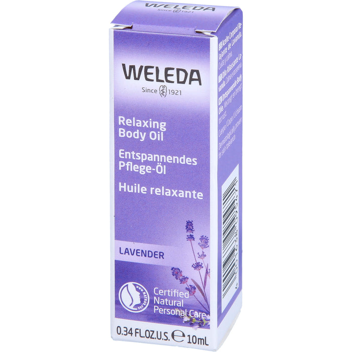 WELEDA Lavendel entspannendes Pflege-Öl, 10 ml Öl