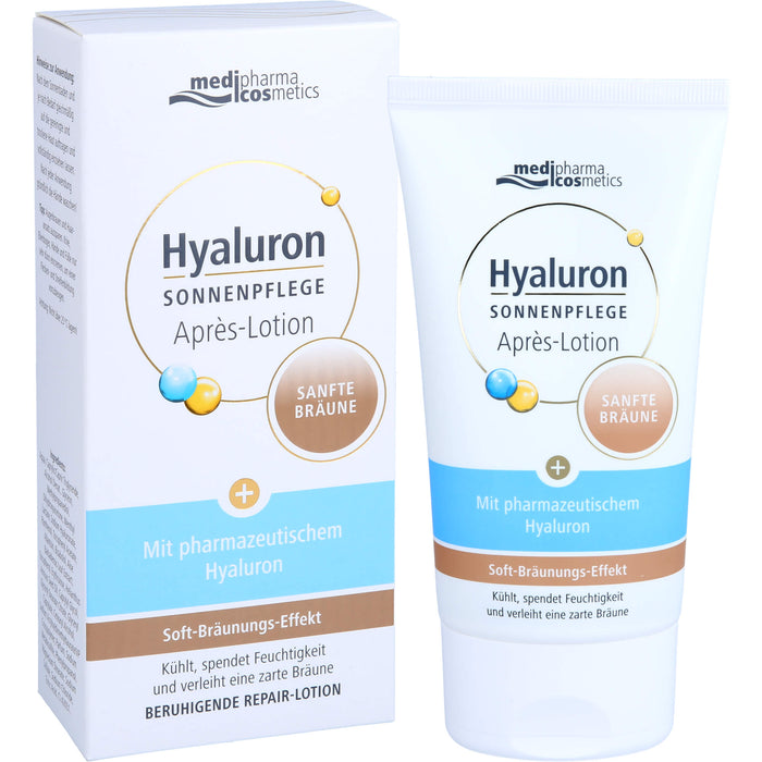 medipharma comestics Hyaluron Sonnenpflege Apres-Lotion sanfte Bräune, 150 ml Lösung