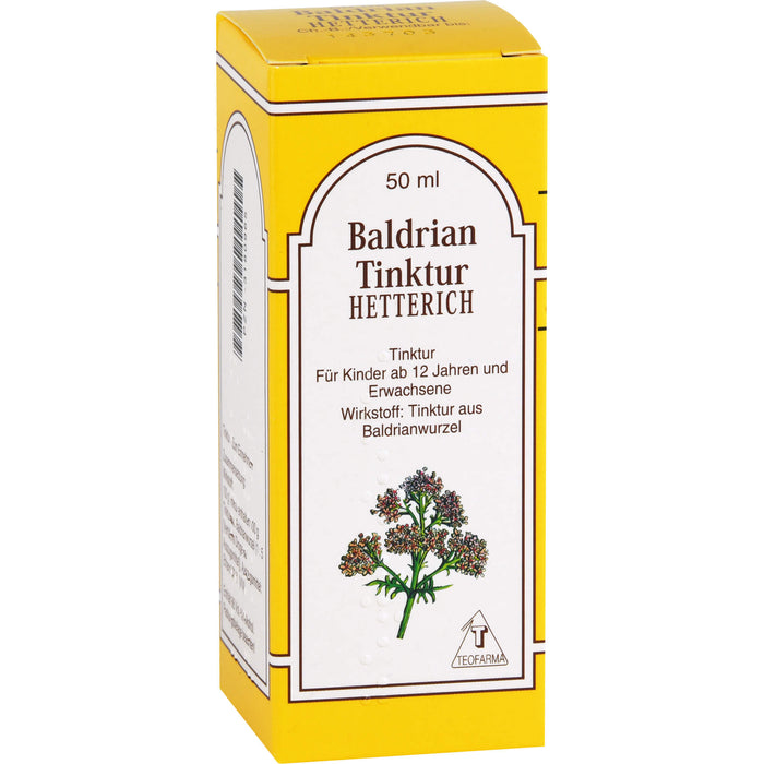 Baldriantinktur Hetterich, 50 ml Lösung