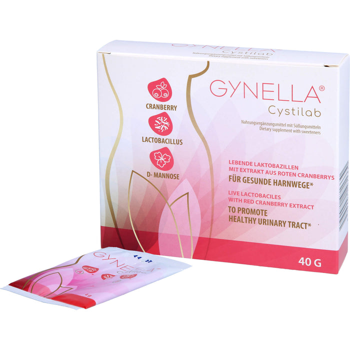 GYNELLA Cystilab Pulver mit lebenden Laktobazillen für gesunde Harnwege, 10 St. Beutel