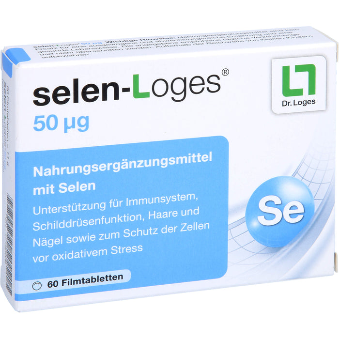 Selen-Loges 50 µg Filmtabletten, 60 St. Tabletten