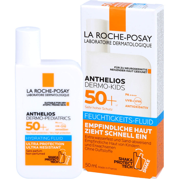 La Roche-Posay Anthelios DermoKid Feucht-Fluid LSF 50+, 50 ml Konzentrat