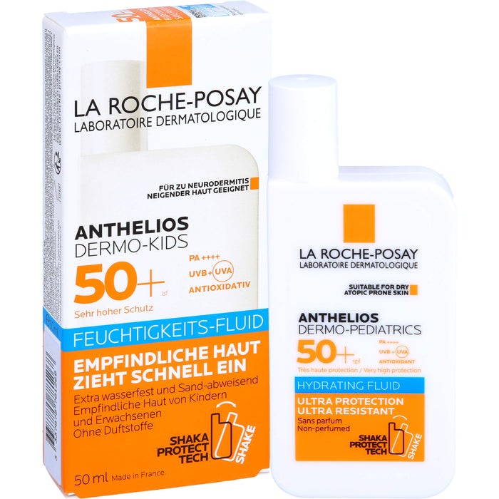 La Roche-Posay Anthelios DermoKid Feucht-Fluid LSF 50+, 50 ml Konzentrat