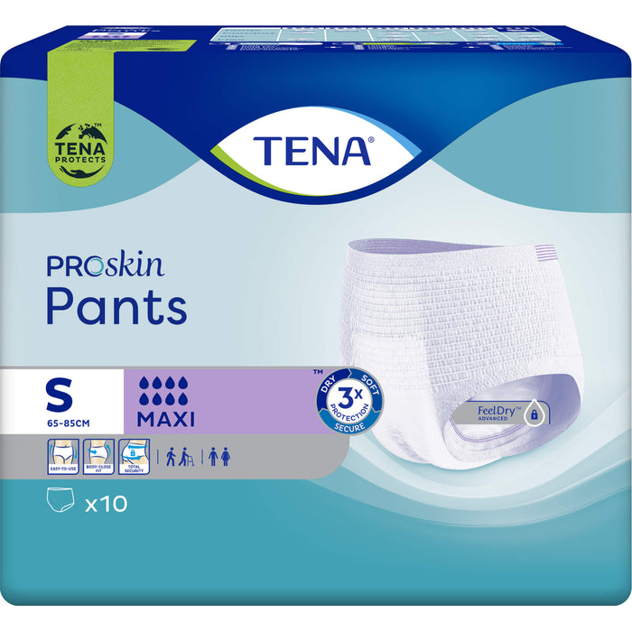 TENA Pants Maxi S bei Inkontinenz, 10 St. Einlagen