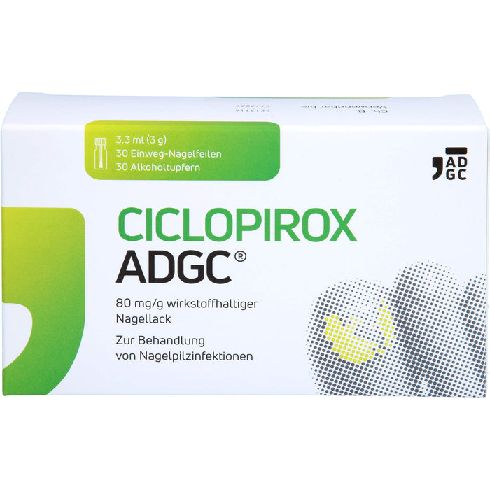 CICLOPIROX ADGC 80 mg/g wirkstoffhaltiger Nagellack, 3.3 ml Wirkstoffhaltiger Nagellack