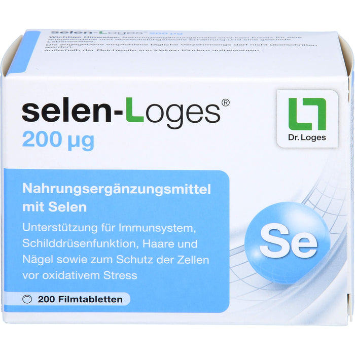 Selen-Loges 200 µg Filmtabletten, 200 St. Tabletten
