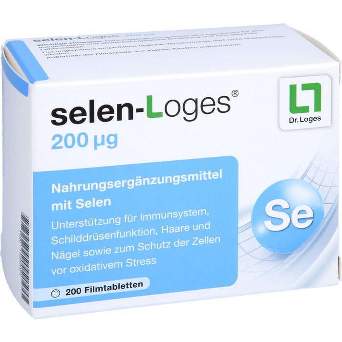 Selen-Loges 200 µg Filmtabletten, 200 St. Tabletten
