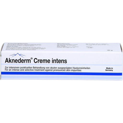 Aknederm Creme intens zur Pflege der Haut bei Unreinheiten, 30 g Creme