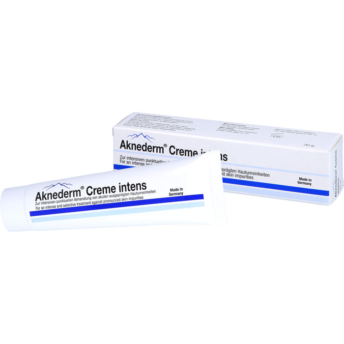 Aknederm Creme intens zur Pflege der Haut bei Unreinheiten, 30 g Creme