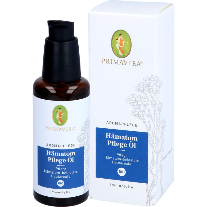 PRIMAVERA Hämatom Pflege Öl bio Aromapflege pflegt Hämatom belastete Hautareale, 50 ml Öl