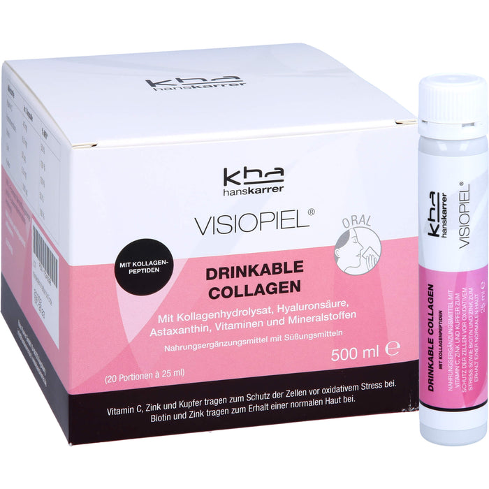 Visiopiel Drinkable Collagen, 20X25 ml FLU