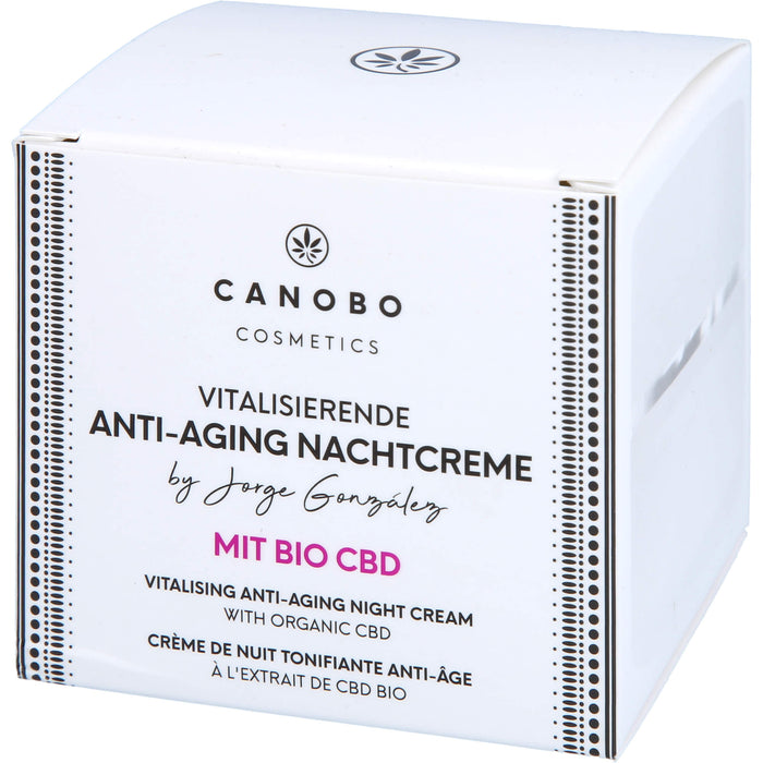 Canobo Nachtcreme Bio CBD Anti-Aging, 50 ml XNC