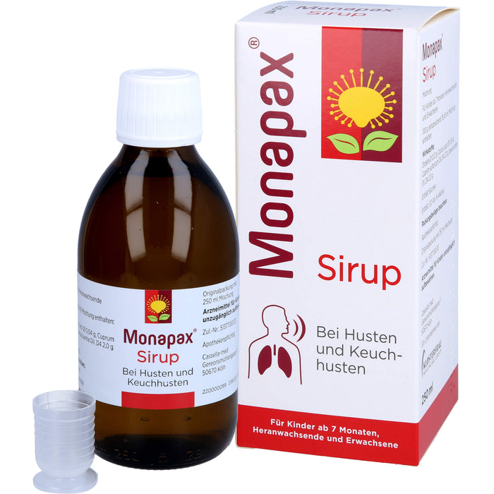 Monapax Sirup bei Husten, 250 ml Lösung