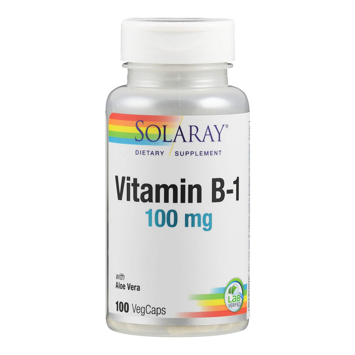 Solaray Vitamin B1 100 mg Kapseln, 100 St. Kapseln