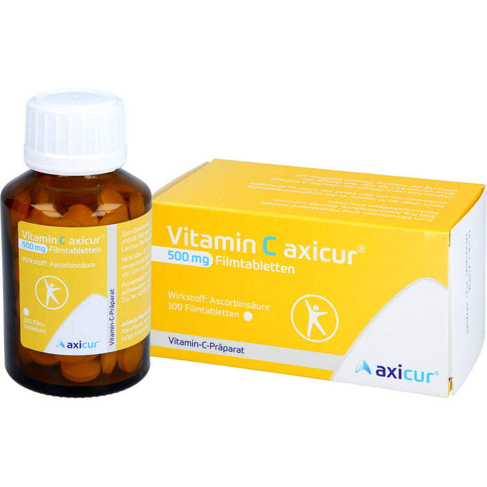 Vitamin C axicur® 500 mg Filmtabletten, 100 St FTA