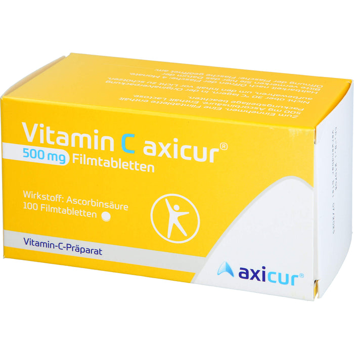 Vitamin C axicur® 500 mg Filmtabletten, 100 St FTA