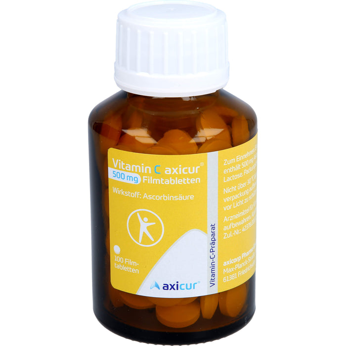 Vitamin C axicur® 500 mg Filmtabletten, 100 St FTA