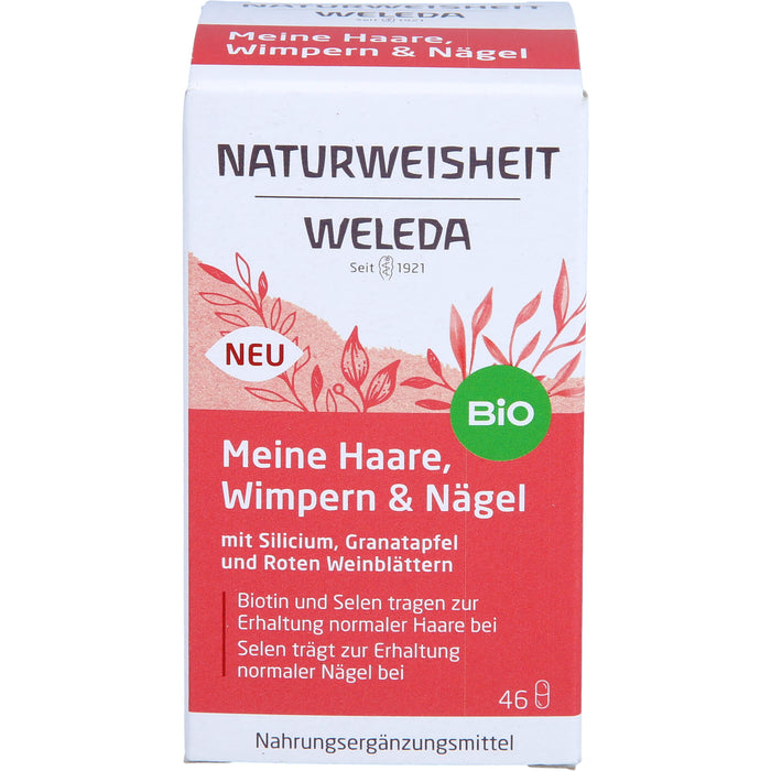 WELEDA Naturweisheit Kapseln meine Haare, Wimpern & Nägel, 46 St. Kapseln