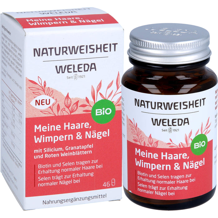 Weleda Naturweisheit Kapseln meine Haare, Wimpern & Nägel, 46 St. Kapseln