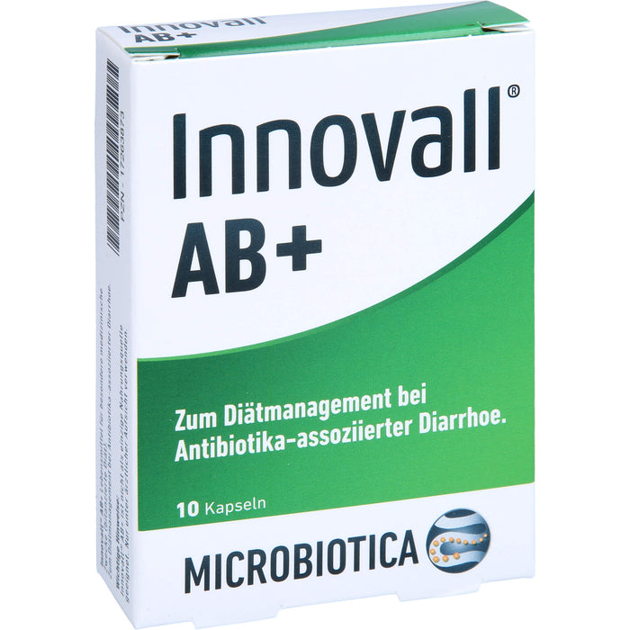 Innovall AB+ Kapseln bei Antibiotika-assoziierter Diarrhoe, 10 St. Kapseln