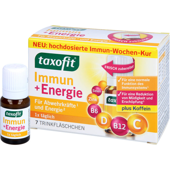 Taxofit Trinkampullen Immun & Energie, 70 ml Lösung