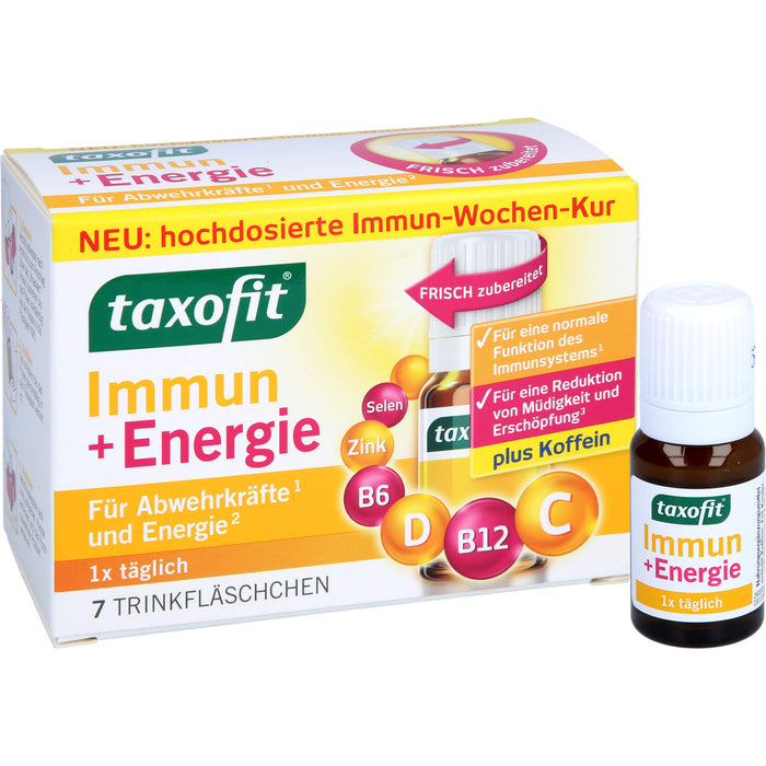 Taxofit Trinkampullen Immun & Energie, 70 ml Lösung