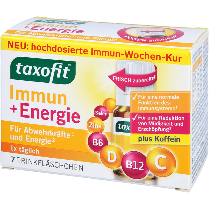 Taxofit Trinkampullen Immun & Energie, 70 ml Lösung