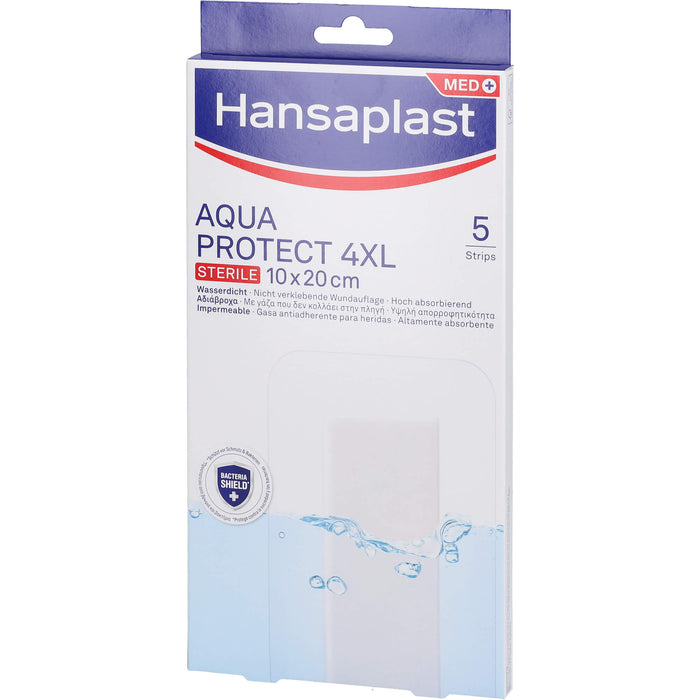 Hansaplast Wundverb. Steril Aqua Prot 10x20cm, 5 St PFL