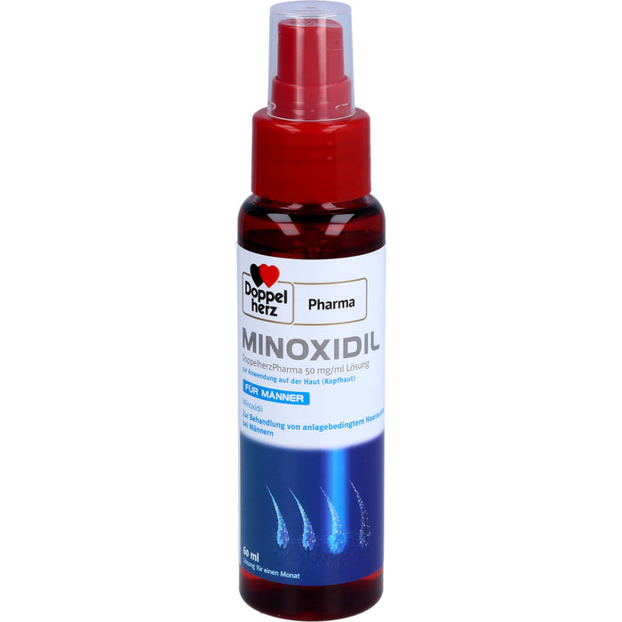 Doppelherz Pharma Minoxidil 50 mg/ml Lösung für anlagebedingtem Haarausfall bei Männern, 180 ml Lösung