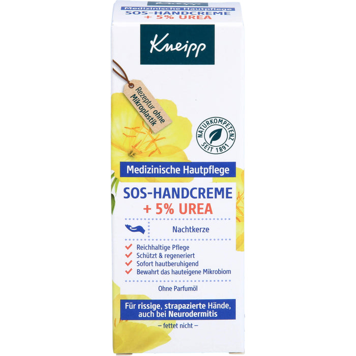 Kneipp SOS-HANDCREME + 5% UREA Nachtkerze, 50 ml CRE