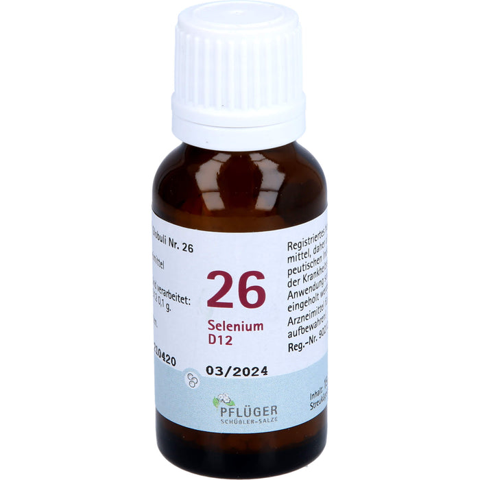Biochemie Nr.26 Selenium D12 Pflüger Globuli, 15 g GLO