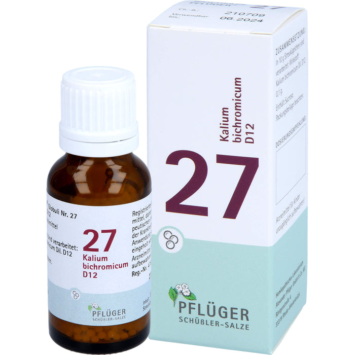 Biochemie Nr.27 Kalium bichromicum D12 Pflüger Globuli, 15 g GLO