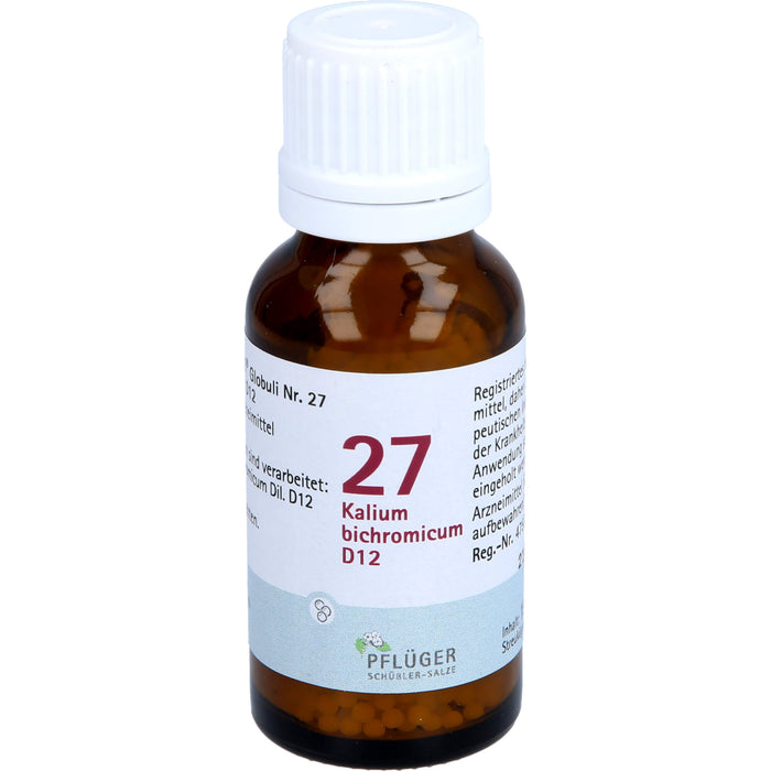 Pflüger Biochemie Nr.27 Kalium bichromicum D12 Globuli, 15 g Globuli