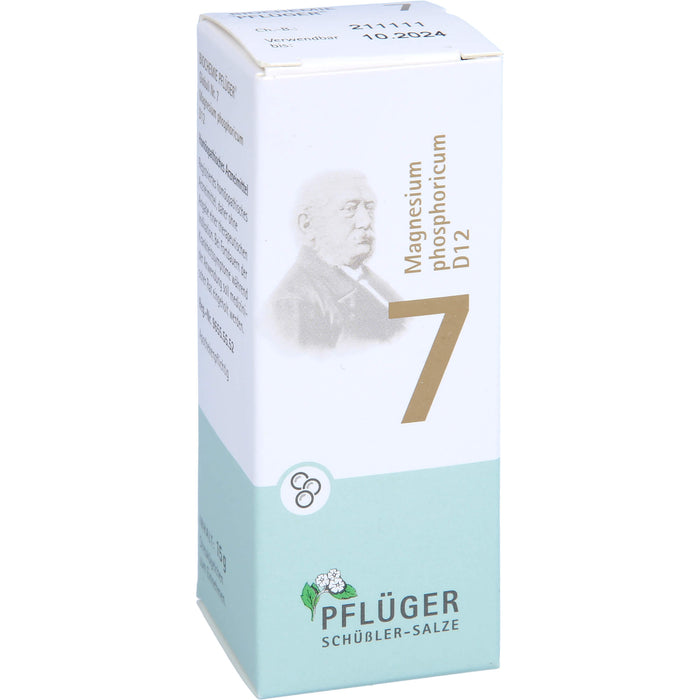 Pflüger Biochemie Nr.7 Magnesium phosphoricum D12 Globuli, 15 g Globuli