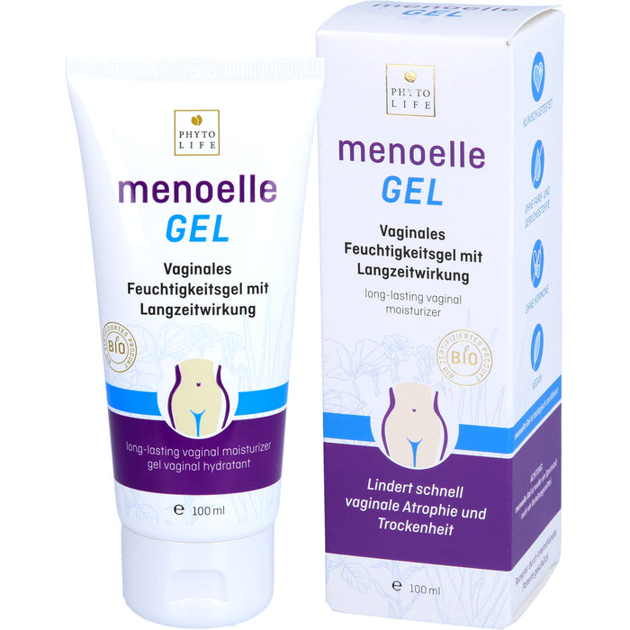 Menoelle Gel vaginales Feuchtigkeitsgel mit Langzeitwirkung, 100 ml Gel