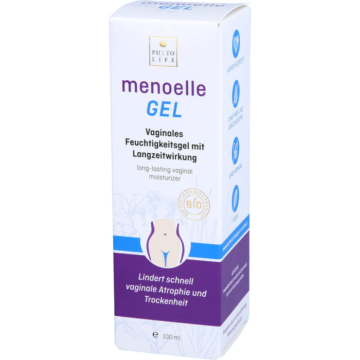 Menoelle Gel vaginales Feuchtigkeitsgel mit Langzeitwirkung, 100 ml Gel