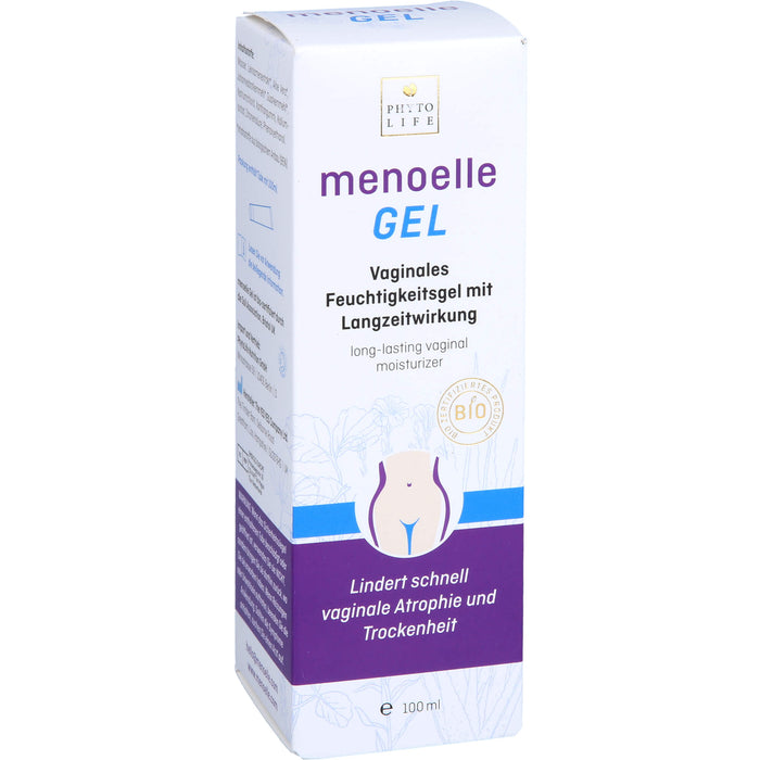 Menoelle Gel vaginales Feuchtigkeitsgel mit Langzeitwirkung, 100 ml Gel