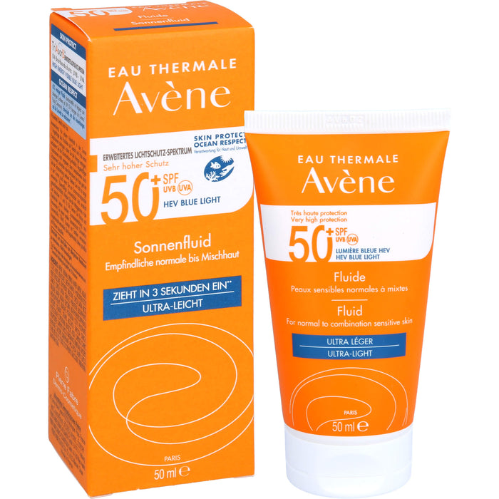 Avène Sonnenfluid SPF 50+ ultra leicht, 50 ml Creme