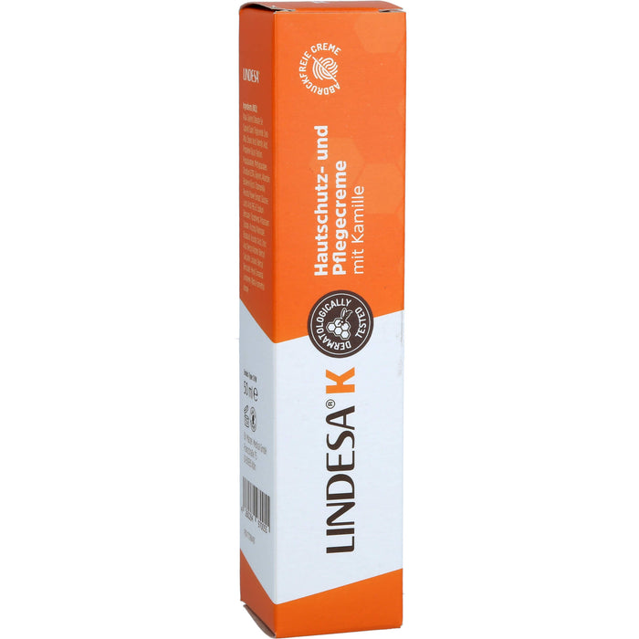 LINDESA K Hautschutz und Pflegecreme mit Kamille, 50 ml Creme