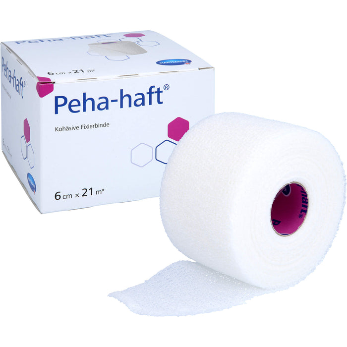 Peha-haft Fixierbinde latexfrei 6cm x 21m, 1 St BIN