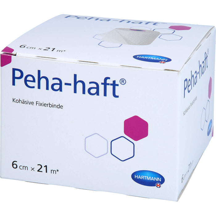 Peha-haft Fixierbinde latexfrei 6cm x 21m, 1 St BIN