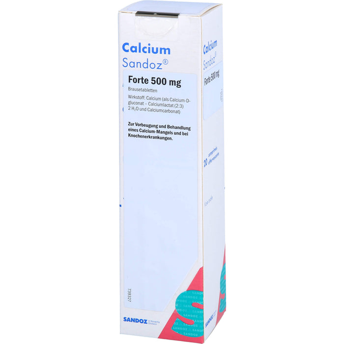 Calcium Sandoz Forte 500mg, 20 St BTA