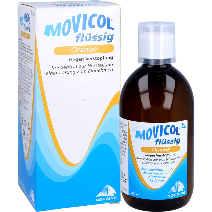 MOVICOL® flüssig Orange, Konzentrat zur Herstellung einer Lösung zum Einnehmen, 500 ml KON
