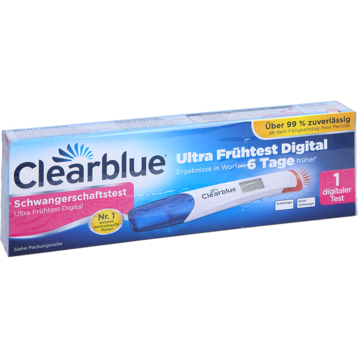 Clearblue Schwangerschaftstest Ultra Frühtest Dig, 1 St. Test
