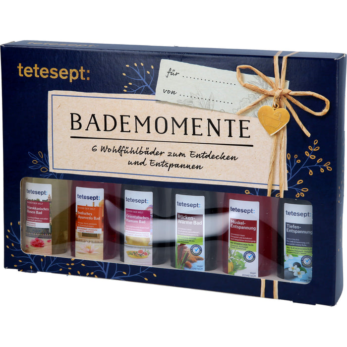 Tetesept Geschenkset Wohlfühlbäder Bademomente, 120 ml Lösung