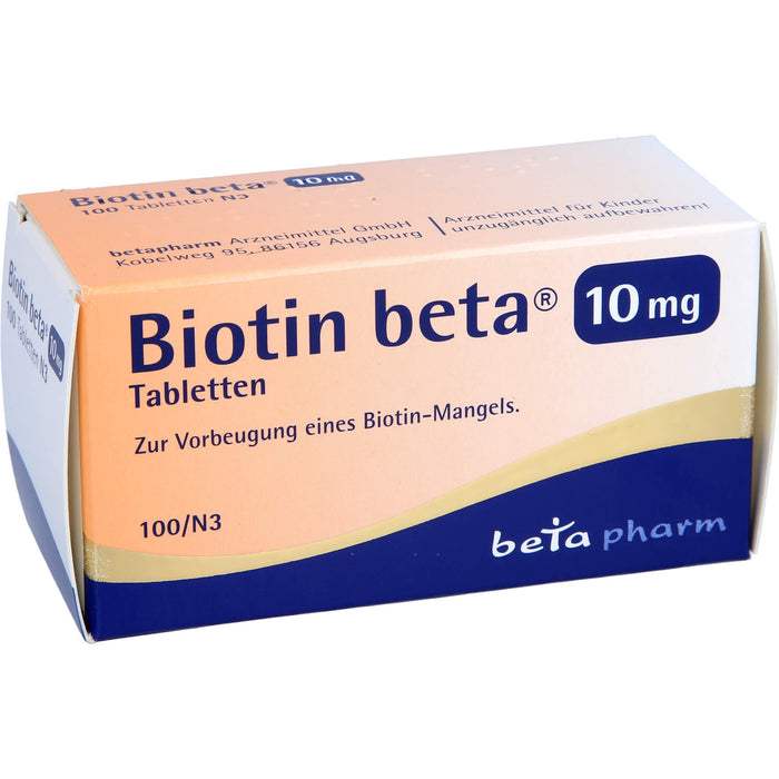 Biotin Beta 10mg, 100 St TAB