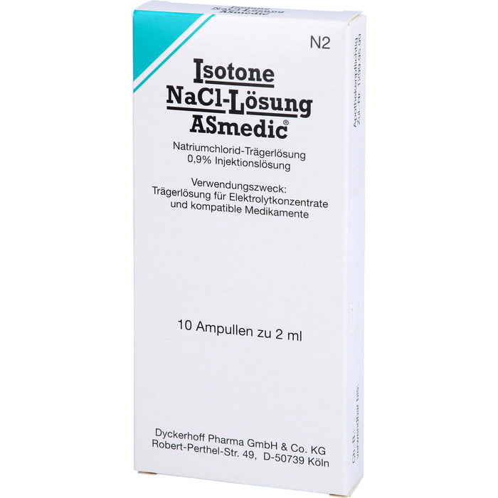 Isotone Nacl Loesu Asmedic, 10X2 ml ILO